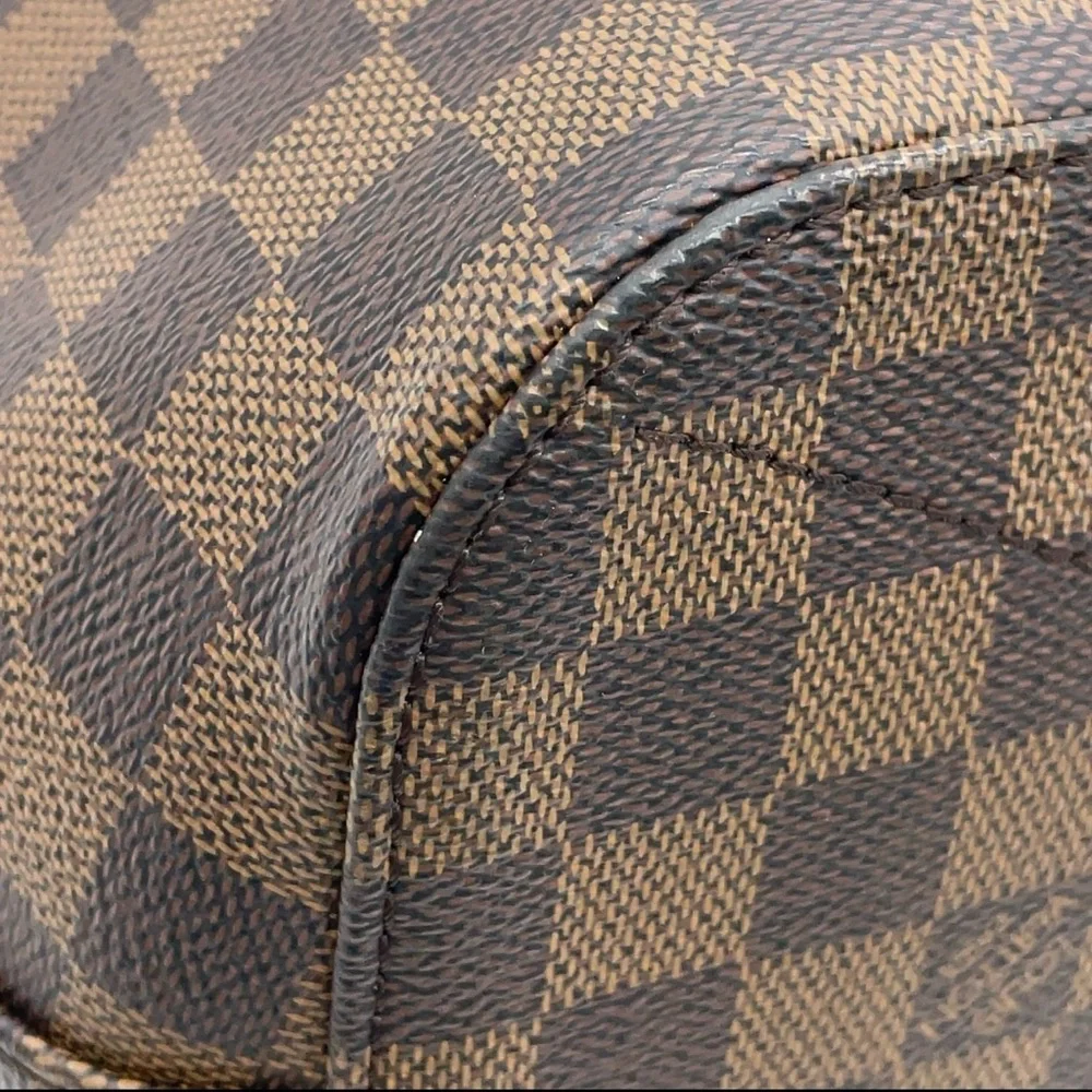 Auth Louis Vuitton Damier Ebene Siena PM 2Way Bag W/Box/Dust Bag